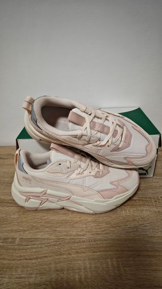 Sneakers Puma donna rosa/bianche taglia 38 nuove 