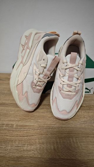 Sneakers Puma donna rosa/bianche taglia 38 nuove 