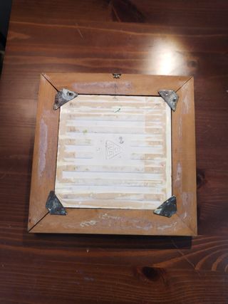 Olio su Ceramica Paesaggio Rurale