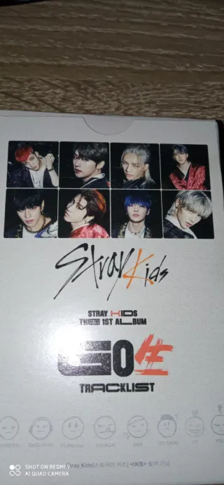 LOMO CARD STRAY KIDS 1ST ALBUM GO生