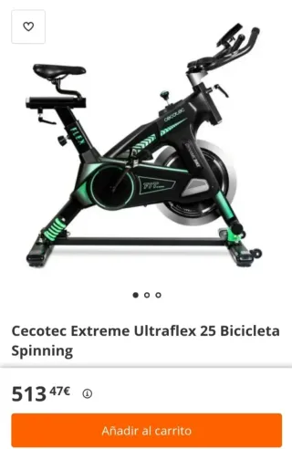 Bicicleta Estática Cecotec Ultraflex 25 Spinning