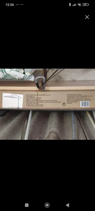 Pérgola AKI 3M Crudo Aluminio/Acero
