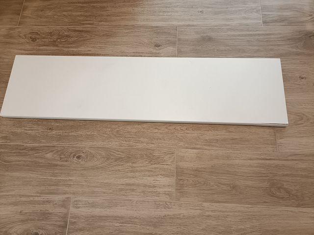 Estante pared blanco 120x30