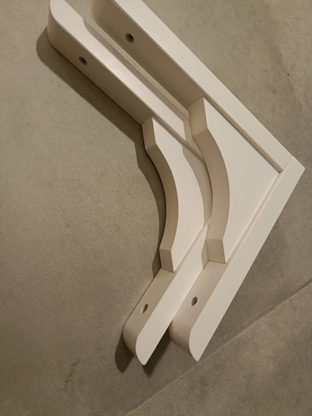 Estante pared blanco 120x30