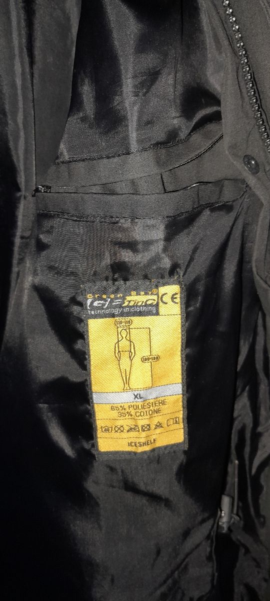 Giacca GBTINC-GREEN Bay Nera