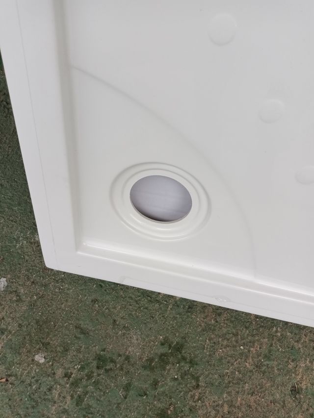 Plato de ducha 90x90 semicircular nuevo a estrenar