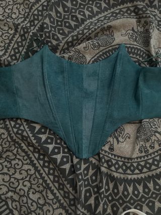 Top Corsé Teal Talla XS Bershka
