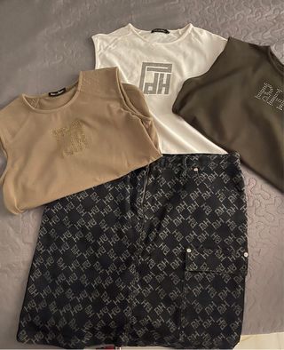 Lote Ropa Pedro del Hierro, Camisetas, Falda 