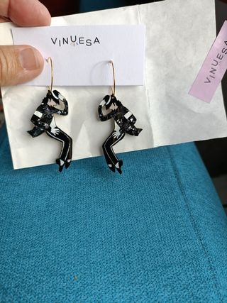 Pendientes" Vinuesa".Sin usar 