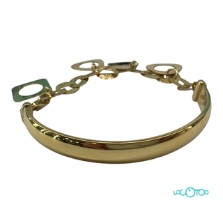 Pulsera oro con colgantes 
