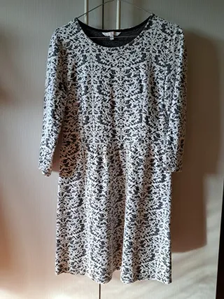 Abitino fantasia bianco e nero