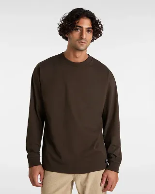 Camiseta Vans Manga Larga Marrón