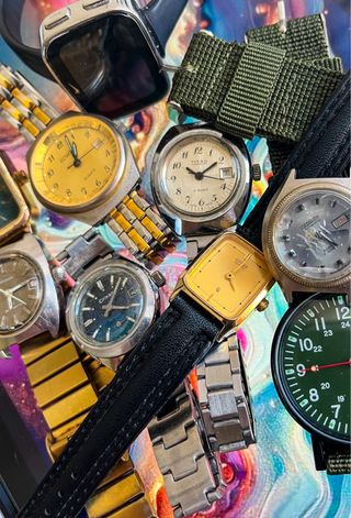 Lotto di 10 orologi automatici e al quarzo — 
