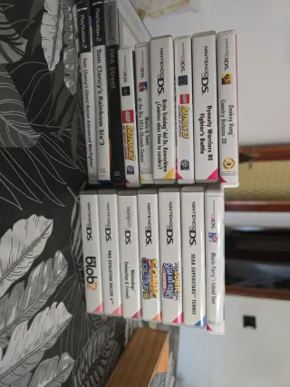 Lote Videojuegos Nintendo DS, 3DS y PS2