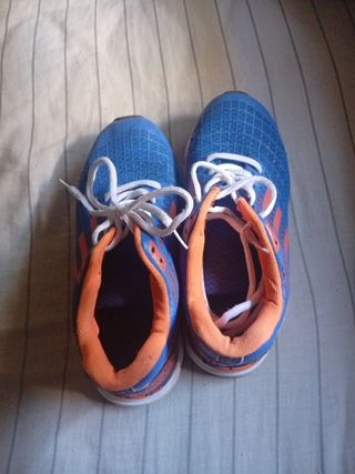 Zapatillas Adidas Hombre Azul Naranja