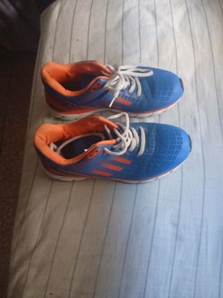 Zapatillas Adidas Hombre Azul Naranja