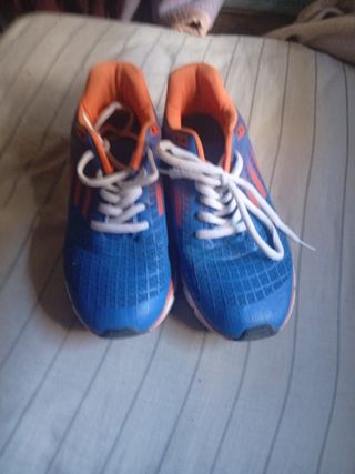 Zapatillas Adidas Hombre Azul Naranja