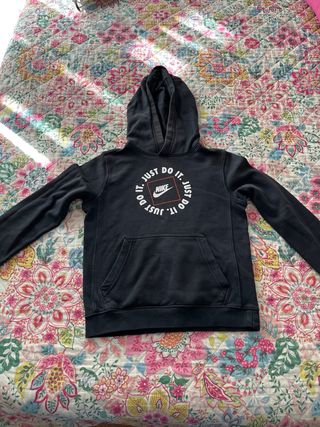 Sudadera Nike Niño Talla S Negra
