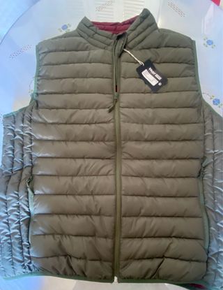 Chaleco acolchado ROLY sin mangas verde oliva
