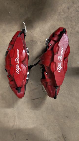 Pinzas Freno Alfa Romeo Stelvio Rojas 4 Pistones