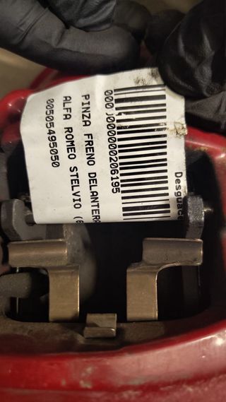 Pinzas Freno Alfa Romeo Stelvio Rojas 4 Pistones