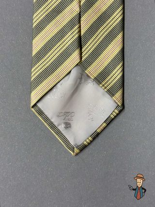 Corbata Edsor Kronen Seda Rayas Diagonales Beige/V