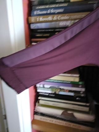 Abito in maglia bordeaux