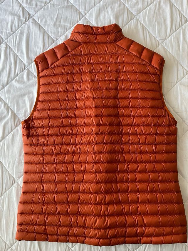 Chaleco Plumas Forclaz MT100 Talla XL Naranja