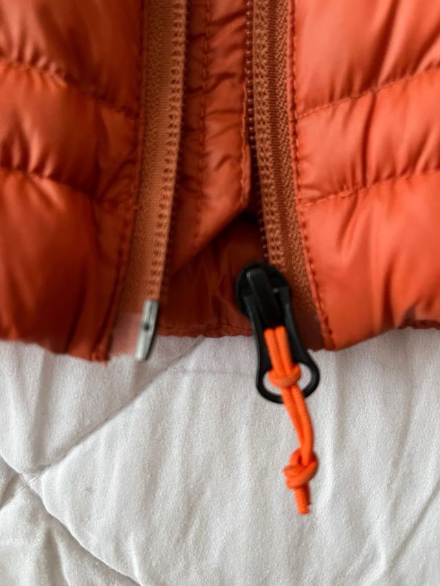 Chaleco Plumas Forclaz MT100 Talla XL Naranja