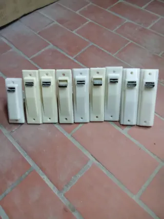 Recogedor de persiana blanco