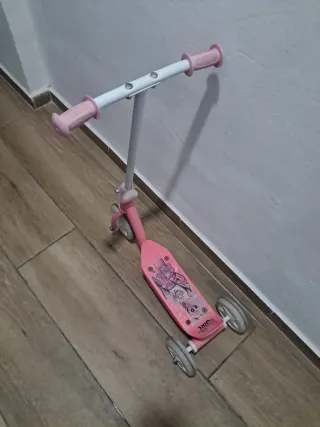 Patinete 3 Ruedas Niña Rosa