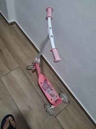 Patinete 3 Ruedas Niña Rosa