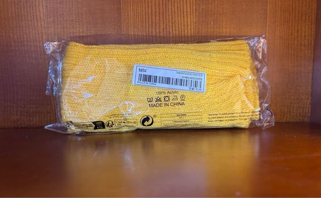 Scaldamuscoli a pois gialli