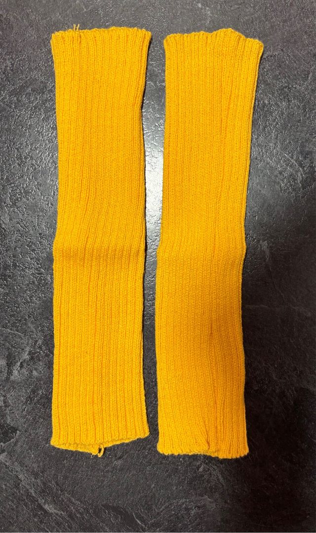 Scaldamuscoli a pois gialli