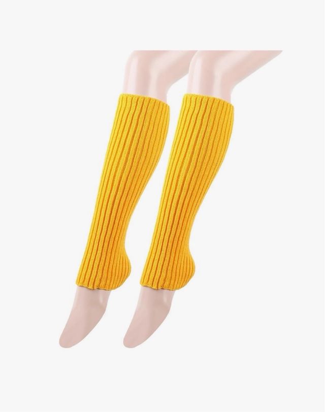 Scaldamuscoli a pois gialli