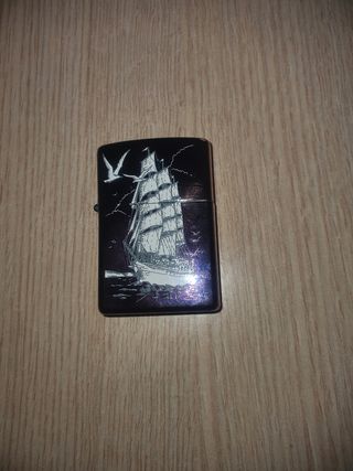 Mechero Zippo Diseño Barco Velero