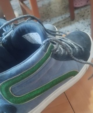 Bambas Scalpers Terciopelo Azul
