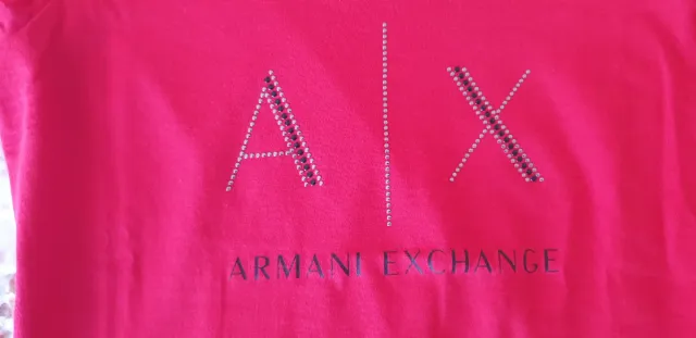 T-shirt Armani Exchange AX con strass