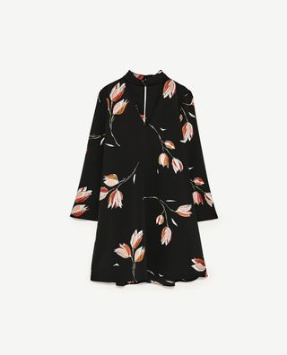 Vestido Zara Estampado Flores