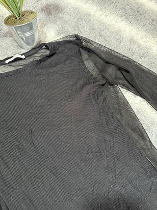 Body negro con transparencias