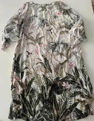 Vestido estampado mujer
