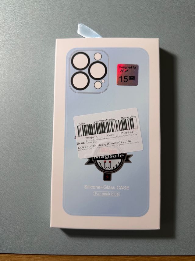 Funda iPhone 15 Pro azul