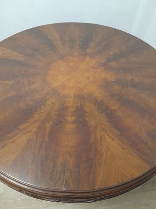 Mesa extensible madera maciza antigua