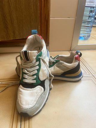 Zapatillas New Balance Rosa y Blanco