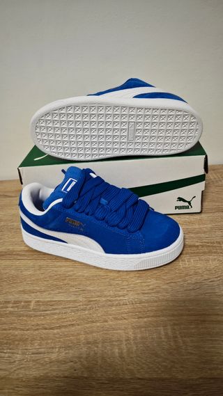 Sneakers Puma Suede XL Blu/Bianco Tg 37 nuove 
