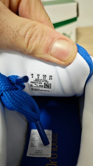 Sneakers Puma Suede XL Blu/Bianco Tg 37 nuove 