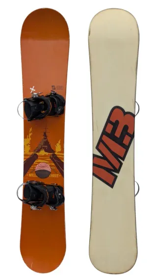 Tabla Snowboard 163 cm Regular con Fijaciones - M3