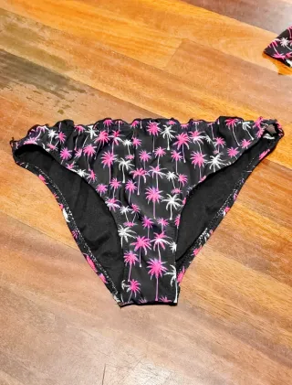 Bikini niña estampado palmeras
