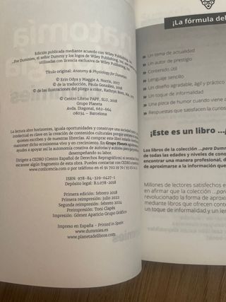 Anatomía y fisiología para Dummies