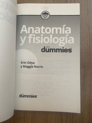 Anatomía y fisiología para Dummies
